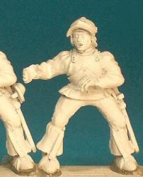 WRC21 Lighter Armoured Mounted Figure - Back And Breast Plate And Visored Sallet - Visor Up* (1 Figure)