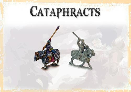 3KBG002 Three Kingdom Chinese Cataphracts (4 mounted Figures)