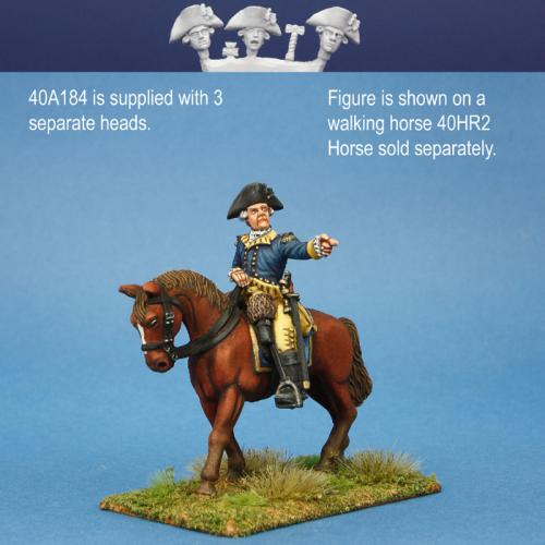 40A184 Continental General - General In Buttoned Across Coat, Pointing (1 figure) (40mm)