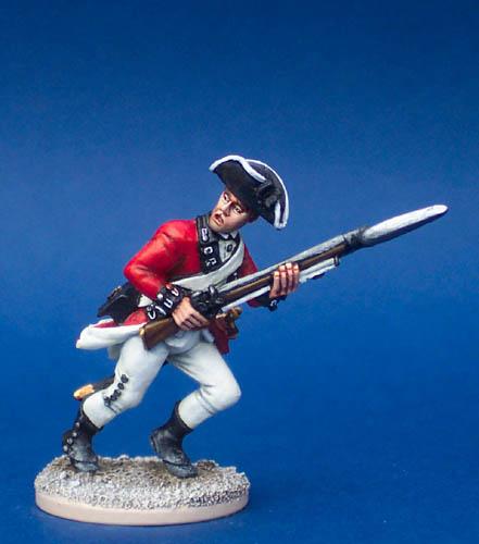 40A24 British Battalion Company Command - Sergeant Charging With Fusil (1 Figure) (40mm)