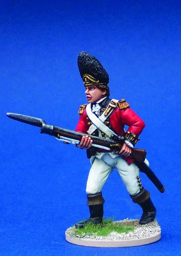 40A41 British Grenadier Command - Grenadier Officer Charging With Fusil (1 Figure)