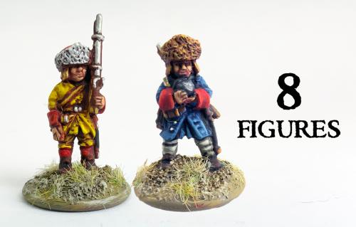 9YWBG009 9 Years War Grenadiers (8 Figures)