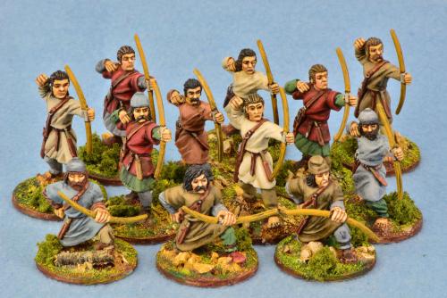 AAF04 Frank Levy with Bows (12 figures) - SAGA Age of Invasions