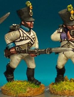 AN13 German Fusilier - In Shako - Advancing, Low Porte (1 Figure)