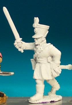 AN18 German Fusilier - In Shako - Officer In Oberrock (1 Figure)