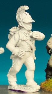 AN9 German Fusilier - In Helmet - Standard Bearer (1 Figure)