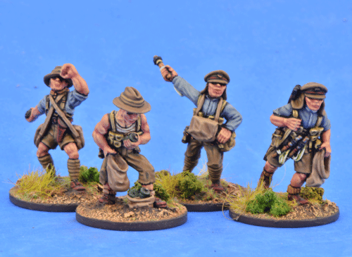 ANZ03 ANZAC Bombers (4 Figures)