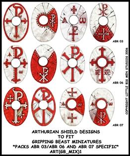 ART(GB_MIX)1 Arthurian Designs for Specific Packs Red (12)