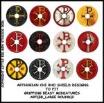 ART(GB_LARGE ROUND)2 British & Welsh Kingdoms Chi Rho Shield Designs (12)