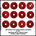 ART(GB_LARGE ROUND)4 British & Welsh Kingdoms Red Shield Designs (12)