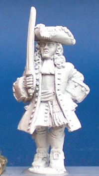 AS11 Officer With Sword, Marching (1 Figure)
