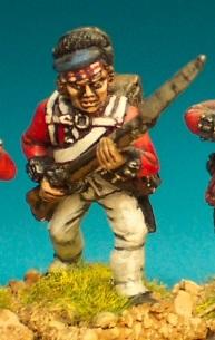 AWB25 Highland Musketeer In Campaign Dress. Advancing (1 Figure)