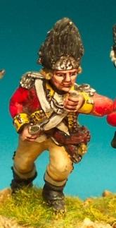 AWB56 British Grenadier Company Standard Bearer Charging (1 Figure)