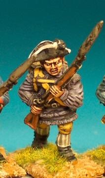 AWC6 Infantryman In Hunting Shirt & Tricorn Advancing (1 Figure)