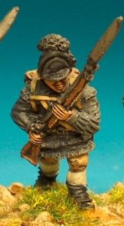 AWC8 Infantryman In Huntingshirt & Light Infantryman Cap Advancing (1 Figure)