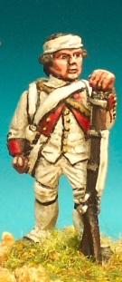 AWF11 Fusilier Bandaged Head Standing At Ready (1779) (1 figure)