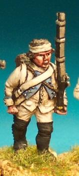 AWF13 Fusilier Bandaged Head Marching (1779) (1 Figure)