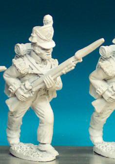 BN25 Flank Company In Belgic Shako - Grenadier Co. Advancing (1 Figure)
