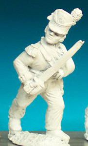 BN37 Officer - Belgic Shako - Officer Advancing Arm In Sling (1 Figure)