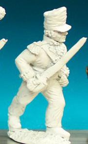 BN38 Officer - Belgic Shako - Officer Advancing Covered Shako (1 Figure)