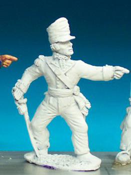 BN40 Officer - Belgic Shako - Officer Standing. Covered Shako (1 Figure)