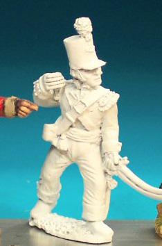 BN69 Light Infantry Command- Stovepipe Shako - Standard Bearer (1 Figure)