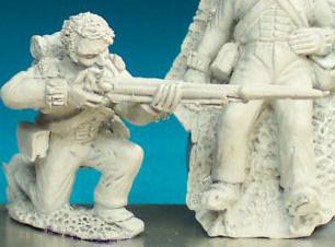 BN85 Centre Company - Stovepipe Shako - Kneeling Firing. Bareheaded (1 Figure)