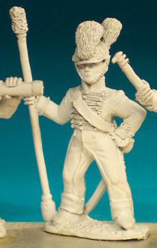 BNA15 Royal Horse Artillery - Gunner With Ramrod (1 Figure)