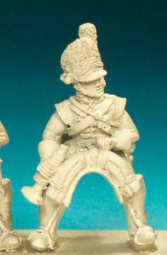 BNC21 2nd Dragoon (Scots Greys) Pre -1812 In Bearskin - Trumpeter (1 Figure)