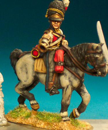 BNC35 2nd Dragoon (Scots Greys) Post -1812 In Bearskin - Trumpeter (1 Figure)
