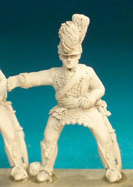 BNC55 Light Dragoon Pre 1812 (In Tarleton) - Standard Bearer (1 Figure)