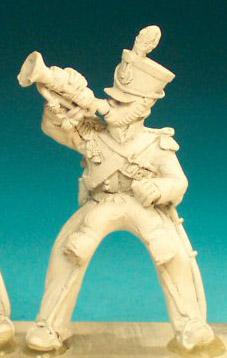 BNC62 Light Dragoon Post 1812 (In Shako) - Trumpeter (1 figure)