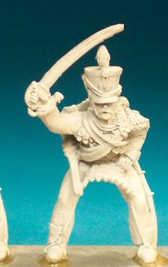BNC70 Hussar Post 1812 (In Shako) - Trooper, Sabre Up (1 Figure)