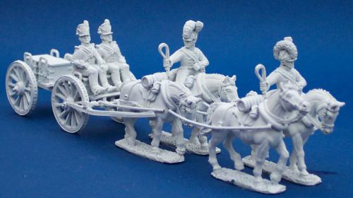 BNSET4 British Limber Set With Ammo Wagon For Late Period