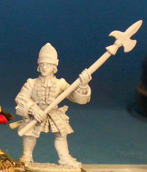 BS17 Grenadier / Fusilier In Cap - Sergeant With Halberd (1 Figure)