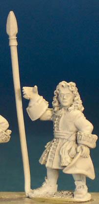 BS32 Officer / Standard Bearer Holding Hat (1 Figure)