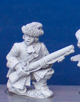 BSC24 Dragoon Trooper In Fur Cap, Kneeling At Ready (1 Figure)