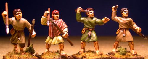 BWK10 Welsh Levy with Javelins (Pagenses) (4 Figures)