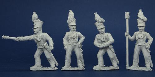 BWNRPK22 Brunswick Horse Artillery Crew (4 Figures)