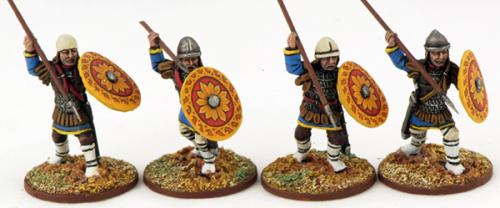 BYZ07 Byzantine Infantry, Lamellar Armour (4 Figures)