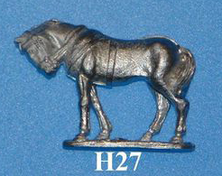 H27 Standing 'spirited' horse