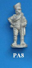 PA8 Gunner standing holding handspike