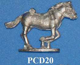 PCD20 Officer’s horse, no forage bags or canteen