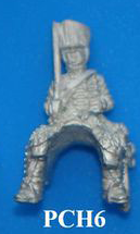 PCH6 Trooper, shouldered sword, body turned slightly to the left