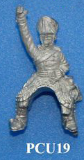 PCU19 Enthusiastic trooper, holds lance in outstretched arm