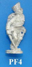 PF4 Advancing officer, sword pointing down
