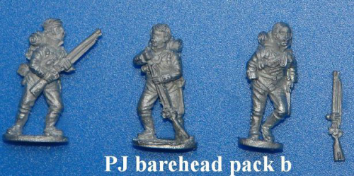 PJ22 Versions of PJ4b (barehead), PJ5b (bandaged head) and PJ7b (bald)