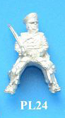 PL24 Mounted officer, shouldered sword, fits new horses.