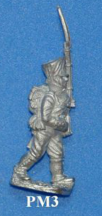 PM3 Left leg forward, right leg back. Head facing forward.
