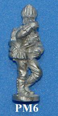 PM6 Marching standard bearer